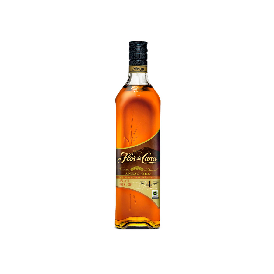 Ron FLOR DE CAÑA 4 Años Botella 750ml